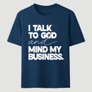 Mind My Biz Prayer Vibe Screen Print T-Shirt