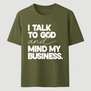 Mind My Biz Prayer Vibe Screen Print T-Shirt