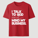 Mind My Biz Prayer Vibe Screen Print T-Shirt