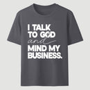 Mind My Biz Prayer Vibe Screen Print T-Shirt