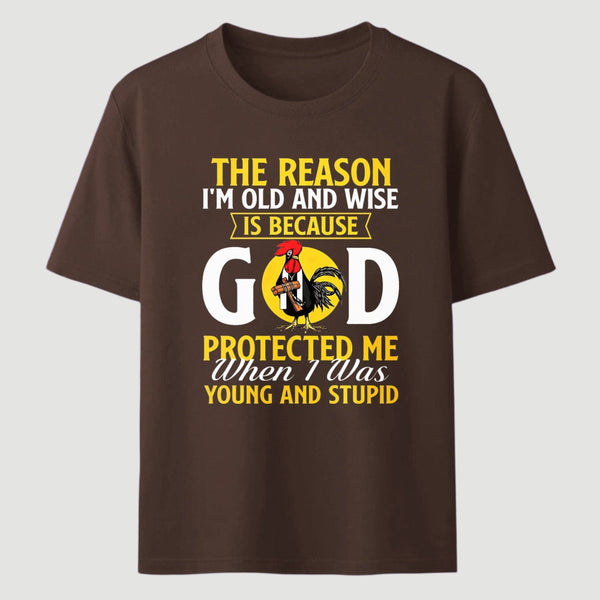 God Protected Me Graphic Christian Faith Humor T-Shirt