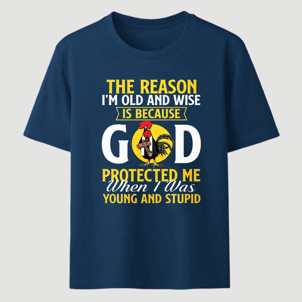 God Protected Me Graphic Christian Faith Humor T-Shirt