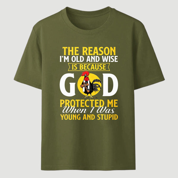 God Protected Me Graphic Christian Faith Humor T-Shirt
