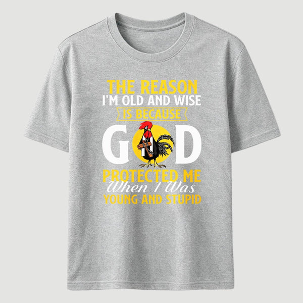 God Protected Me Graphic Christian Faith Humor T-Shirt