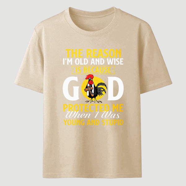 God Protected Me Graphic Christian Faith Humor T-Shirt