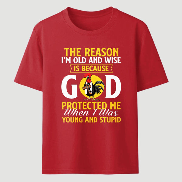 God Protected Me Graphic Christian Faith Humor T-Shirt