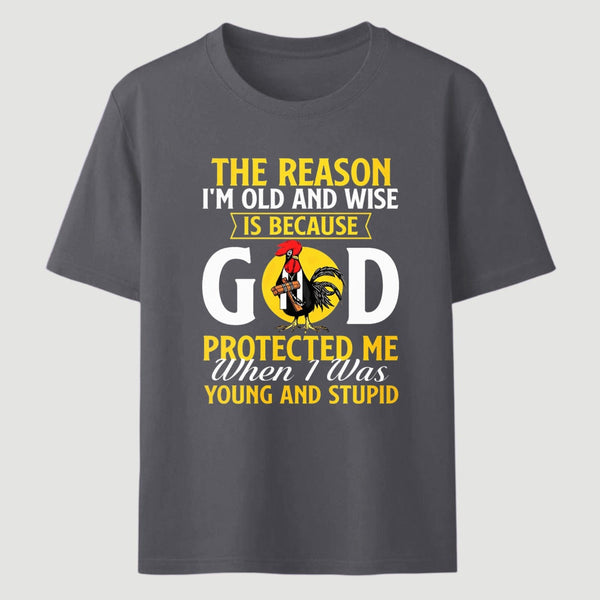 God Protected Me Graphic Christian Faith Humor T-Shirt