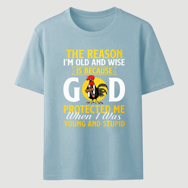 God Protected Me Graphic Christian Faith Humor T-Shirt