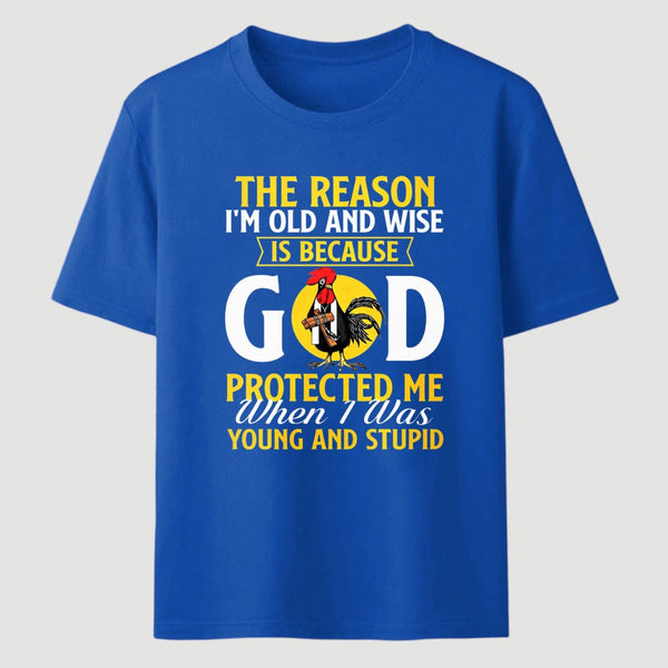 God Protected Me Graphic Christian Faith Humor T-Shirt