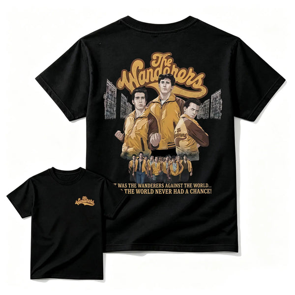 The Wanderers 1979 Against The World Vintage Movie T-Shirt