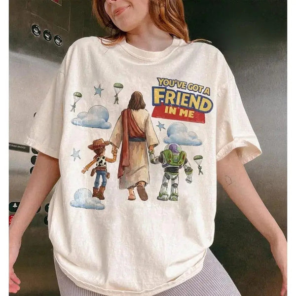 Retro Jesus You've Got A Friend In Me T-Shirt
