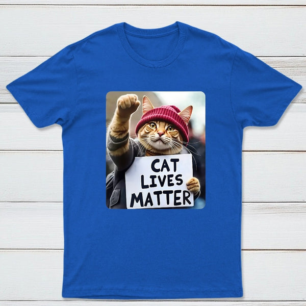 Cat Lives Matter Protest Cat T-Shirt