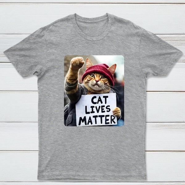 Cat Lives Matter Protest Cat T-Shirt