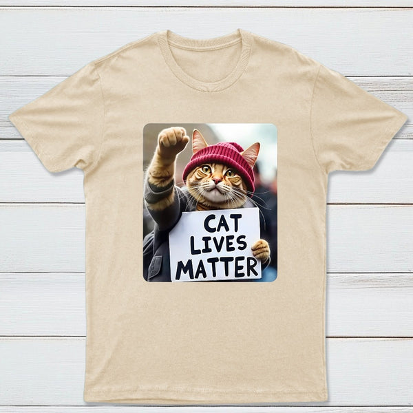 Cat Lives Matter Protest Cat T-Shirt
