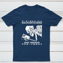 Demon Skeleton Holding Glass With Text T-Shirt