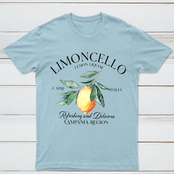 Limoncello Lemon Liquor Capri Italia Refreshing And Delicious Campania Region T-Shirt