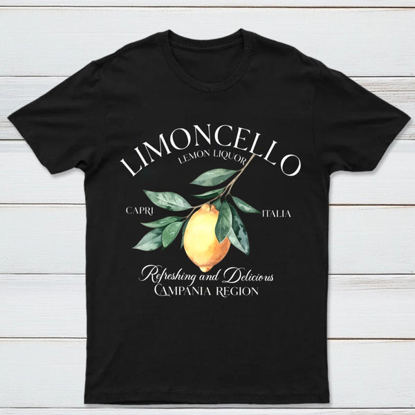 Limoncello Lemon Liquor Capri Italia Refreshing And Delicious Campania Region T-Shirt