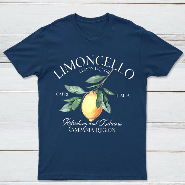 Limoncello Lemon Liquor Capri Italia Refreshing And Delicious Campania Region T-Shirt