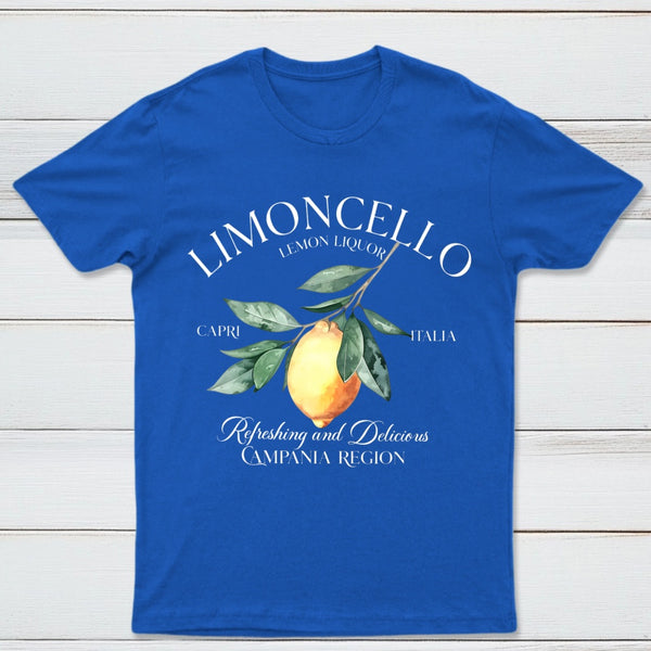 Limoncello Lemon Liquor Capri Italia Refreshing And Delicious Campania Region T-Shirt
