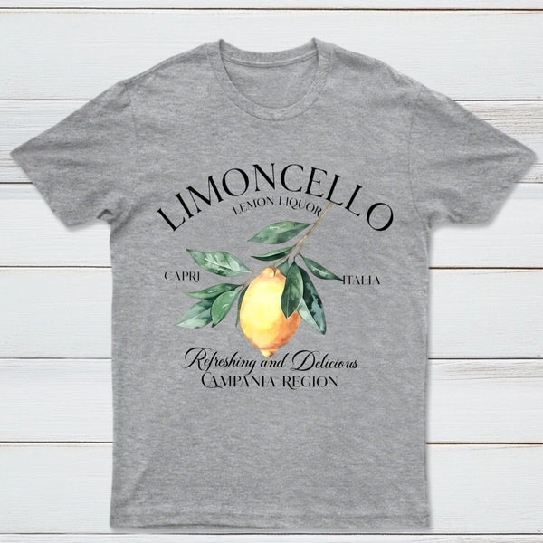 Limoncello Lemon Liquor Capri Italia Refreshing And Delicious Campania Region T-Shirt