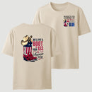 American Cowboy Boots Patriotic Graphic T-Shirt