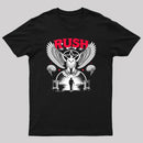 To Honor Rush Band Vintage Rock Owl Wings Pentagram Silhouette Unisex Classic T-shirt