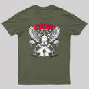 To Honor Rush Band Vintage Rock Owl Wings Pentagram Silhouette Unisex Classic T-shirt