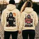 A Piece of Clothing Female Hubby Wifey Halloween Spooky Season Couple Matching Hoodie