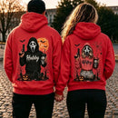 A Piece of Clothing Female Hubby Wifey Halloween Spooky Season Couple Matching Hoodie