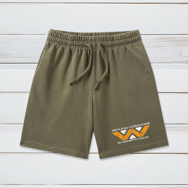 Weyland Yutani Corp Washed Shorts