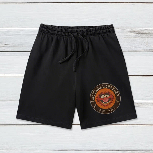 Vintage 70s Muppets Emotional Support Animal Washed Shorts