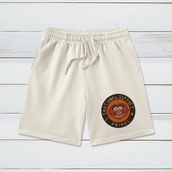Vintage 70s Muppets Emotional Support Animal Washed Shorts