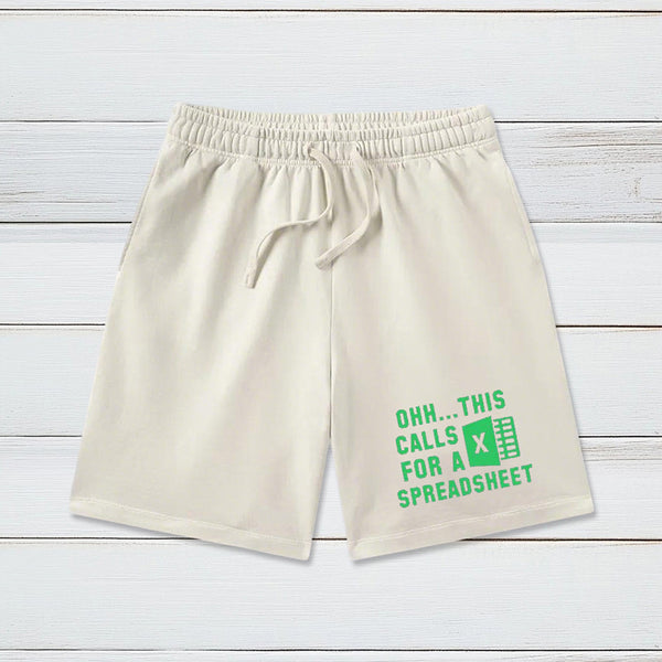 Ohh This Calls for a Spreadsheet Washed Shorts