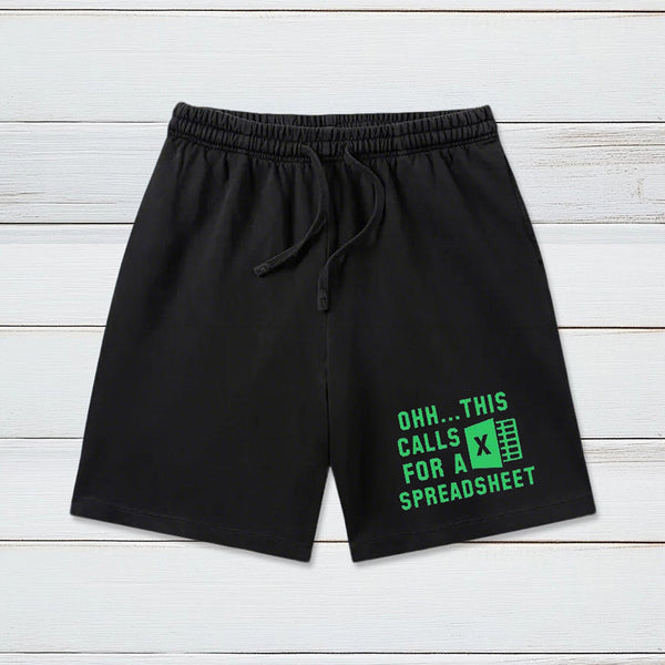 Ohh This Calls for a Spreadsheet Washed Shorts