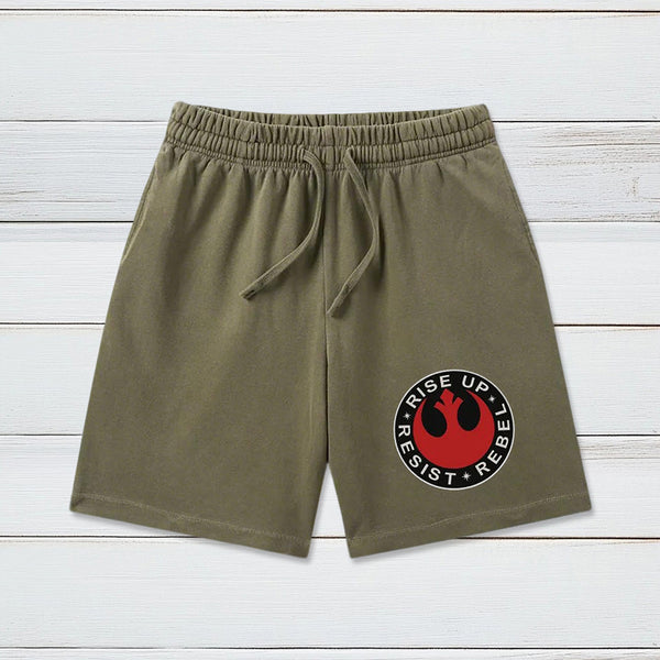 Resist Rebel Rise Up Washed Shorts