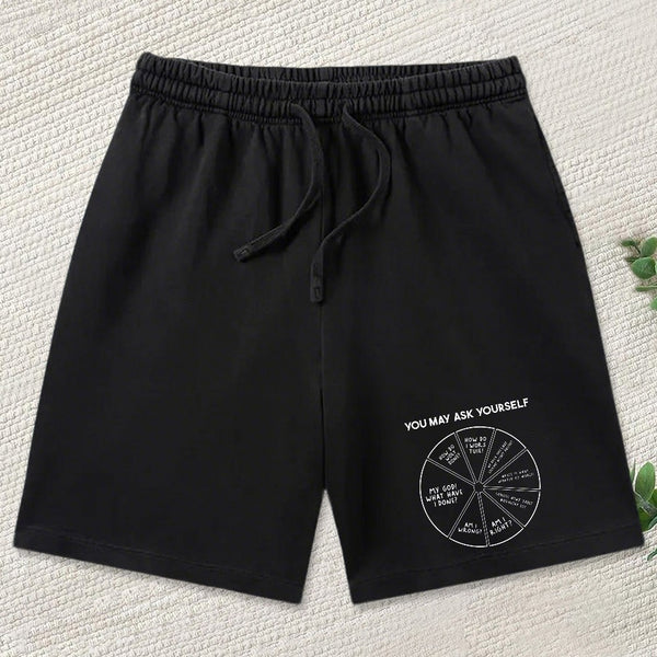 You May Ask Yourself Washed Shorts