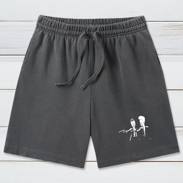 Beavis And Butthead Pulp Fiction Washed Shorts