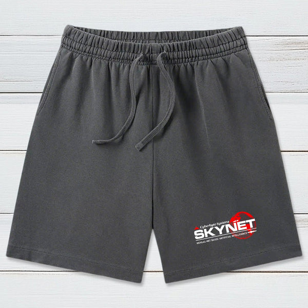 Cyberdyne Systems Skynet Washed Shorts