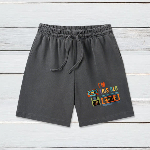 I'm This Old Vintage Washed Shorts