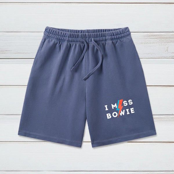 I Miss Bowie Washed Shorts