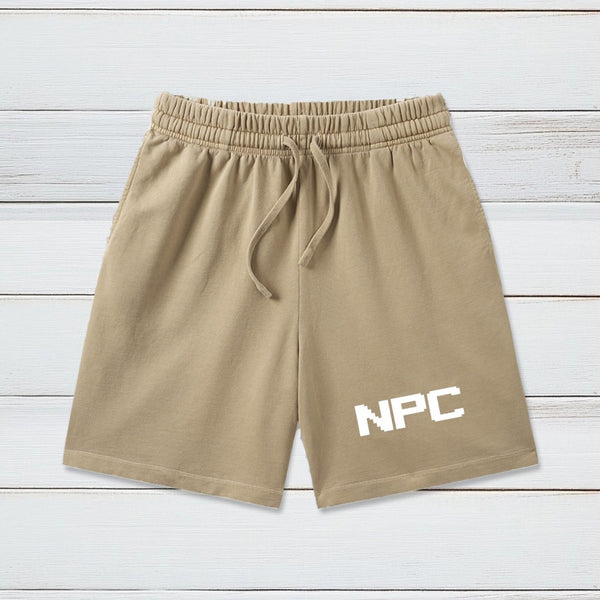 NPC Funny Geeky Washed Shorts