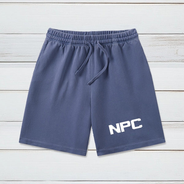 NPC Funny Geeky Washed Shorts