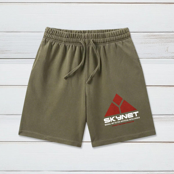 Skynet System Washed Shorts
