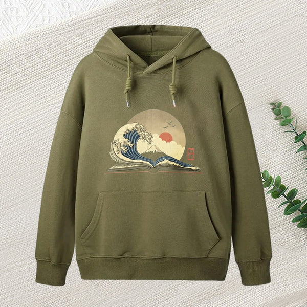 The Great Wave Of Knowledge Teeforgeeks Hoodie