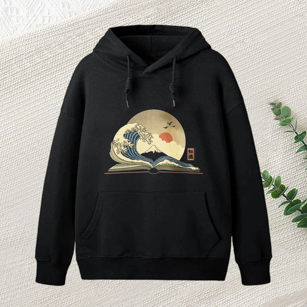 The Great Wave Of Knowledge Teeforgeeks Hoodie