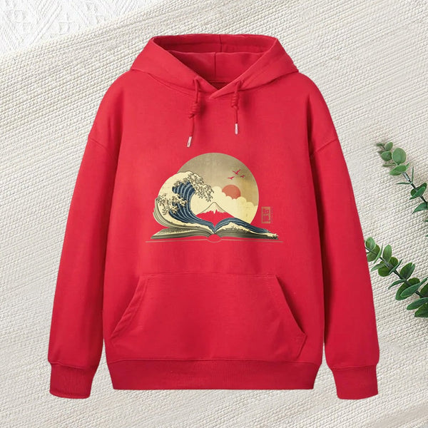 The Great Wave Of Knowledge Teeforgeeks Hoodie
