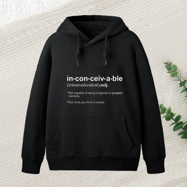 Inconceivable Definition Teeforgeeks Hoodie