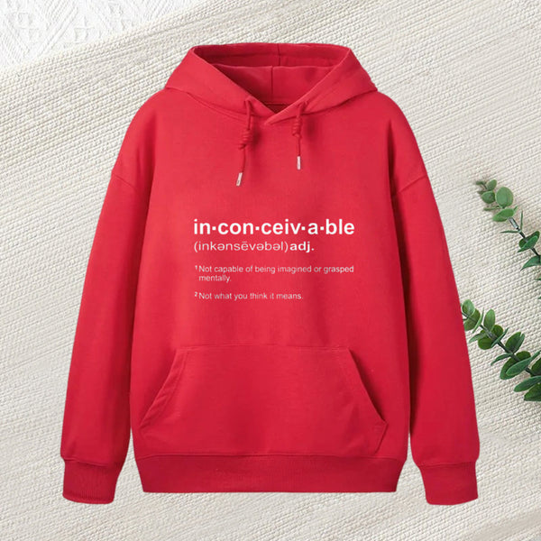 Inconceivable Definition Teeforgeeks Hoodie