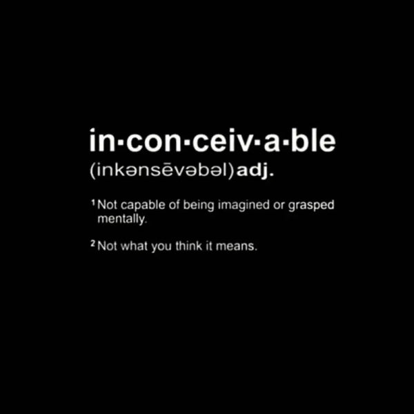 Inconceivable Definition Teeforgeeks Hoodie