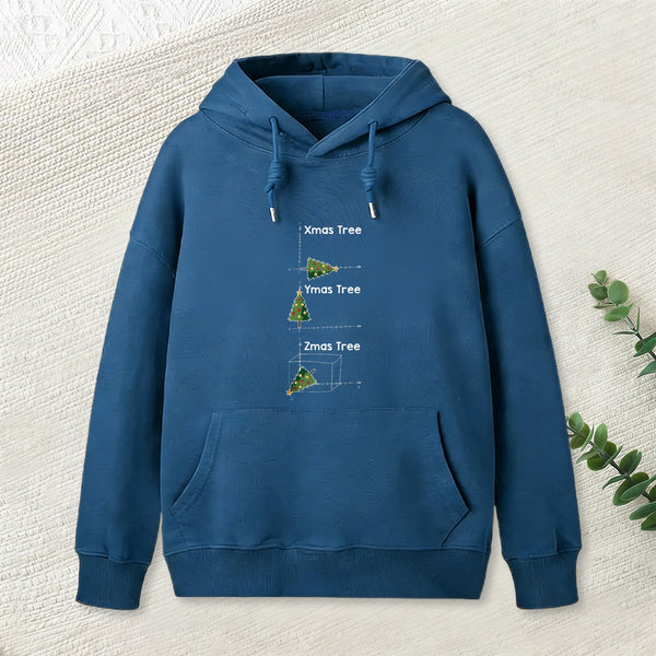 Math Christmas Tree Teeforgeeks Hoodie